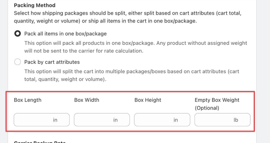 Set Up Australia Post eParcel Rates