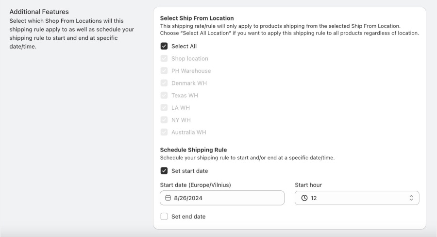 Set Up DHL Express rates