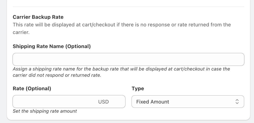 Set Up Sendle Rates