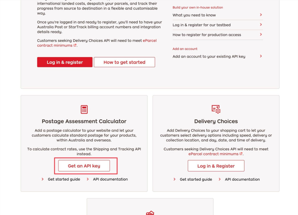 Set Up Australia Post PAC Rates