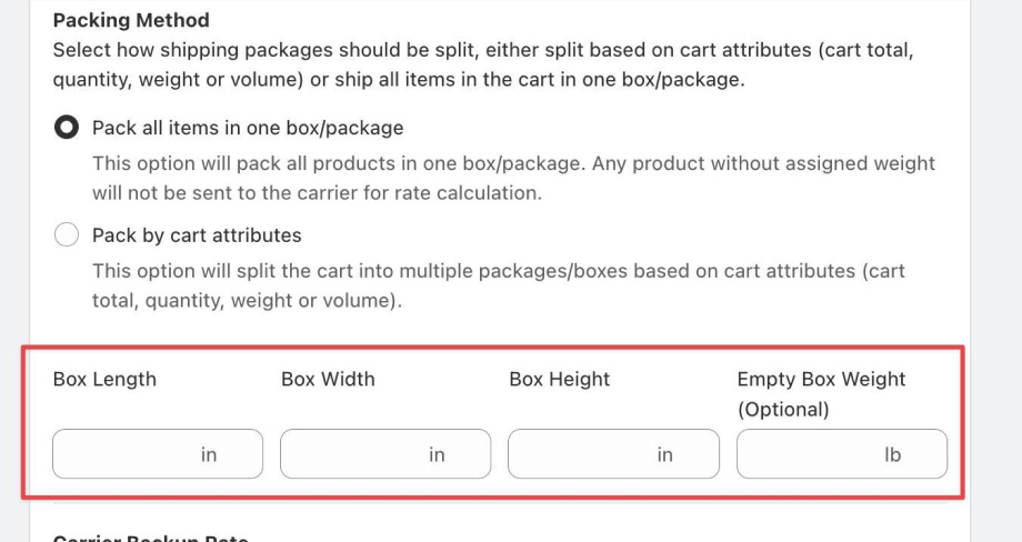 Set Up Australia Post PAC Rates