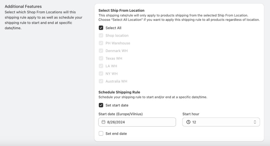 Set Up Australia Post PAC Rates