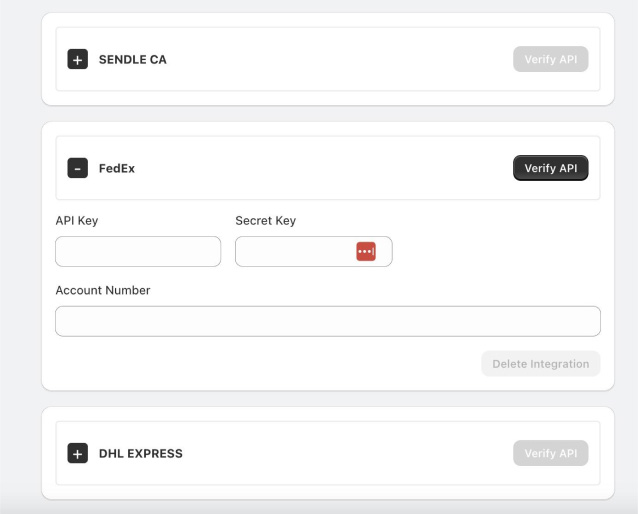 Set Up Fedex Rates