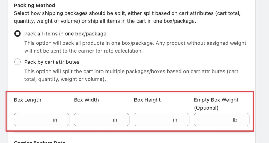 Set Up Fedex Rates